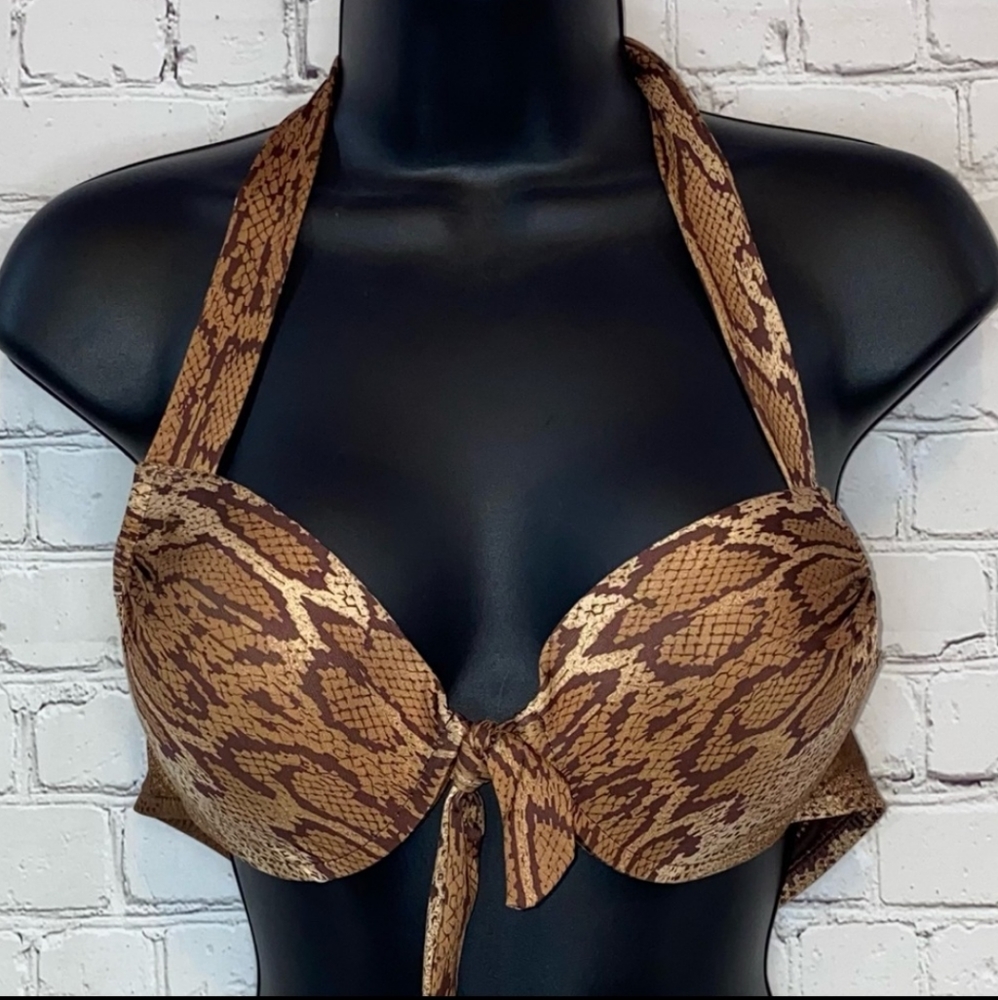 Mossimo Snake Bikini Top
